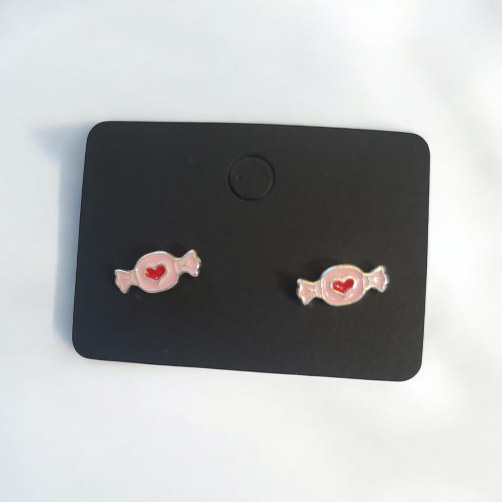 Cute Candy Heart Earrings